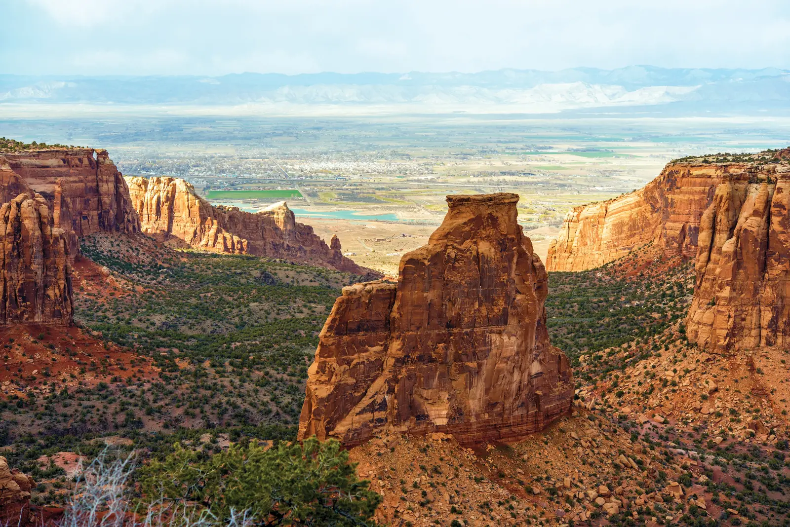 Colorado National Monument above the Grand Valley