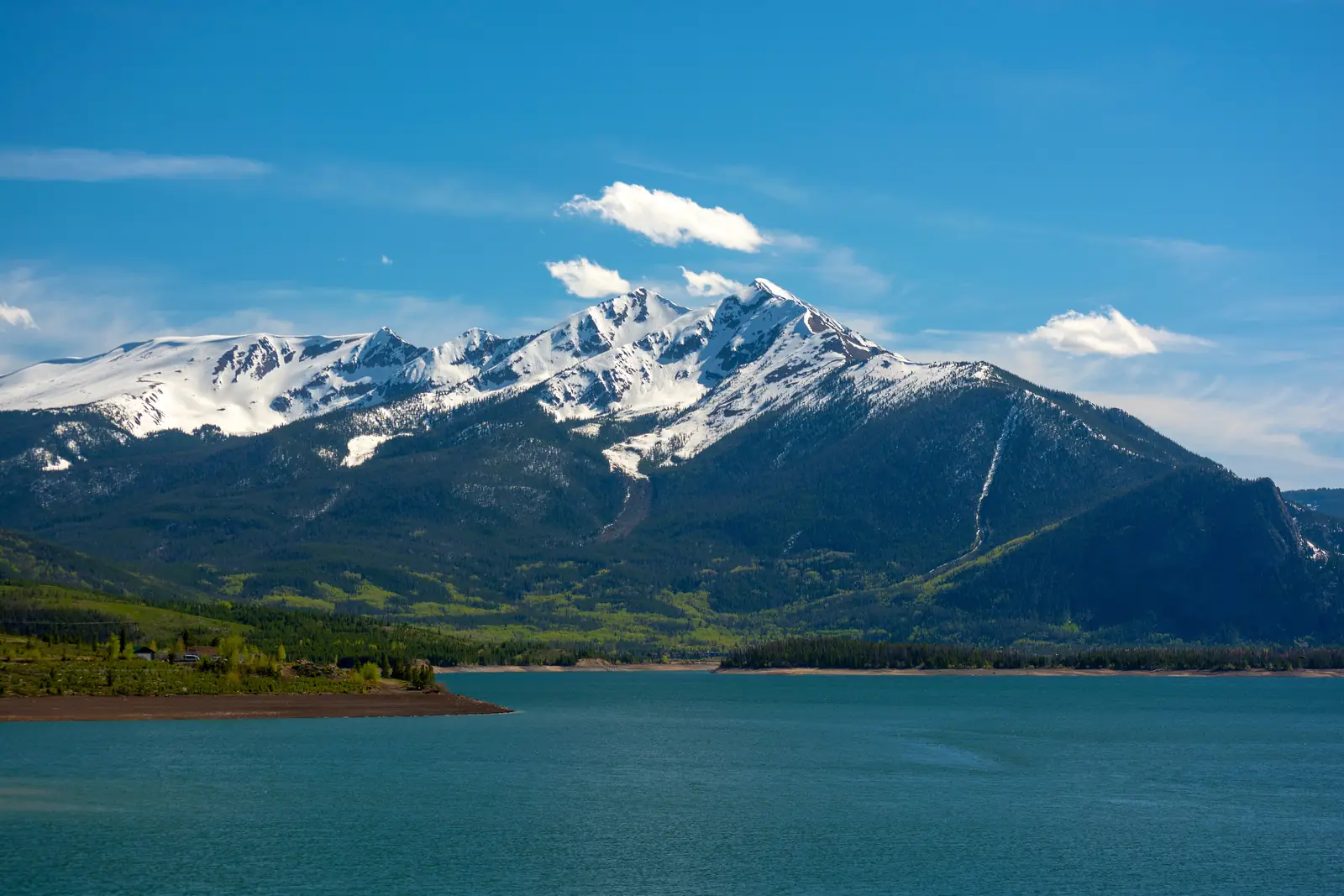 Dillon Reservoir and the Tenmile Range, Summit County